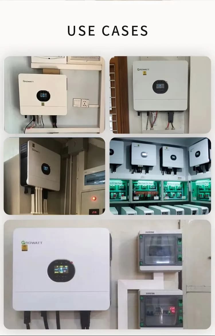 Kit Fotovoltaic Off-Grid Solarescu 4.5 kW: Invertor Growatt SPF 6000 ES Plus 6kW, 10x Panouri N-Type TOPCon 450W (4.5kW), Baterie LiFePO4 10.5 kWh (51.2V 206Ah) EVE & BMS JK - poza 11