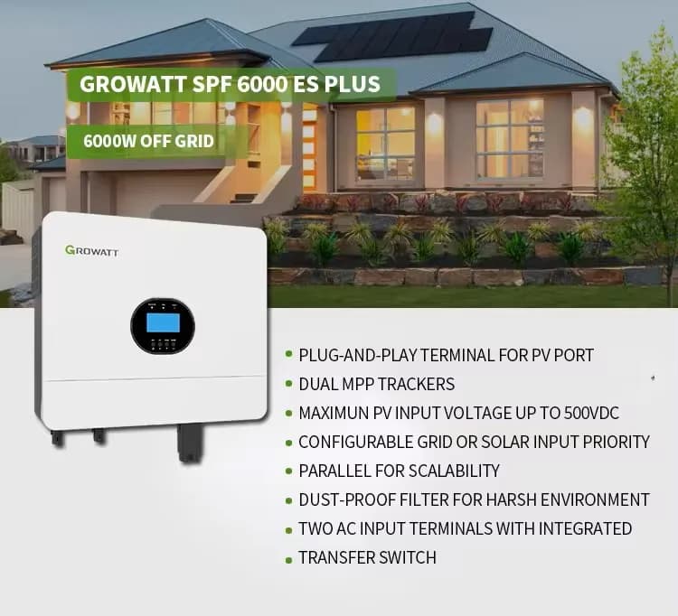 Kit Fotovoltaic Off-Grid Solarescu 4.5 kW: Invertor Growatt SPF 6000 ES Plus 6kW, 10x Panouri N-Type TOPCon 450W (4.5kW), Baterie LiFePO4 17 kWh (51.2V 330Ah) EVE & BMS JK - poza 9